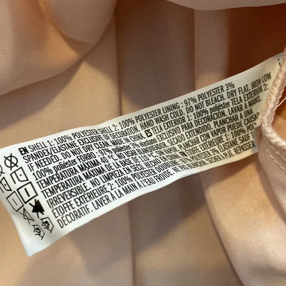 Blush Pink Long Tulle & Lace Dress - Picture 6 of 9